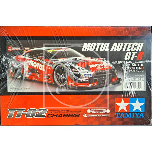 Tamiya 1/10 Nissan GT-R 4WD Race Car Kit TT-02 Chassis w/ Motor