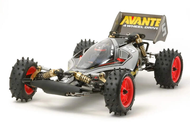 ホビーラジコン TAMIYA AVANTE BLACK SPECIAL 1/10 Tamiya RC 1/10 Avante Black Special 2011 4WD Kit w/ 540 Motor