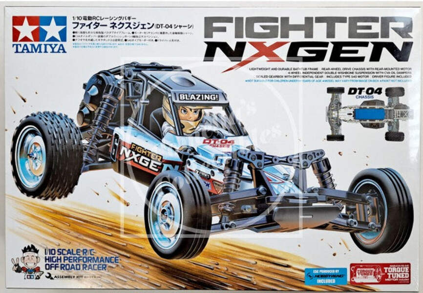 Tamiya RC Fighter NXGEN 1/10 2WD Buggy Kit DT-04 Chassis