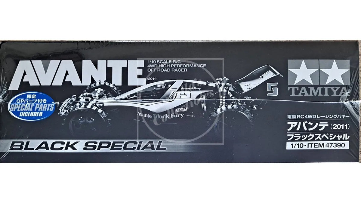 TAMIYA AVANTE BLACK SPECIAL 1/10 限定OP付 Tamiya 1/10 Buggy AVANTE 2011 Special Black Limited Edition -KIT
