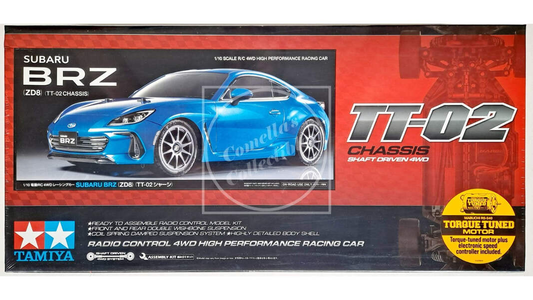 Tamiya 58702 Subaru BRZ ZD8 (TT-02) / Tamiya USA