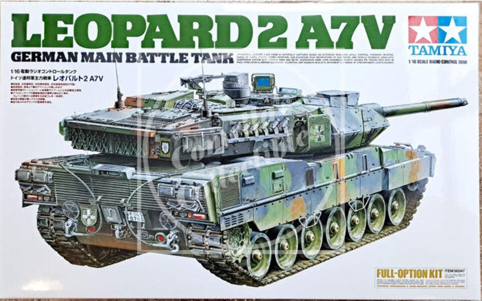 LEOPARD 2 A7V ラジオコントロールタンク 1/16スケール Tamiya 1/16 Leopard 2 A7V Tank Kit | Horizon Hobby