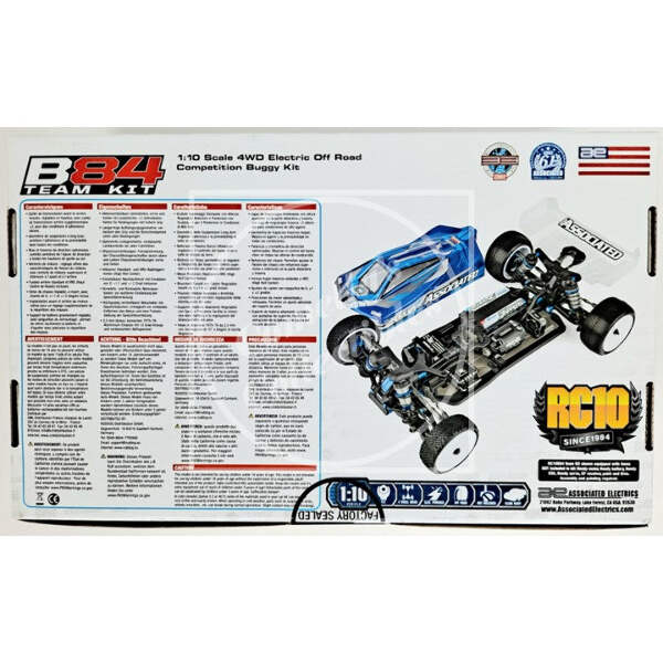 Team Associated RC10 B84 Team Kit 1:10 4WD Off-Road Electric Buggy