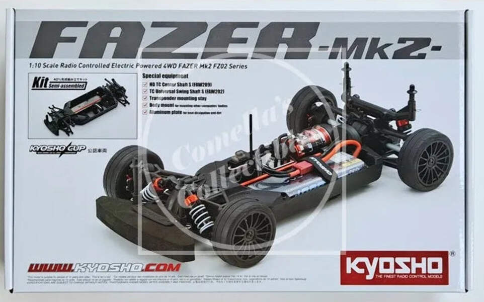 京商　FAZER Mk2 シャーシ Kyosho 1/10 Fazer Mk2 FZ02 4x4 Electric Touring Car Chassis Kit