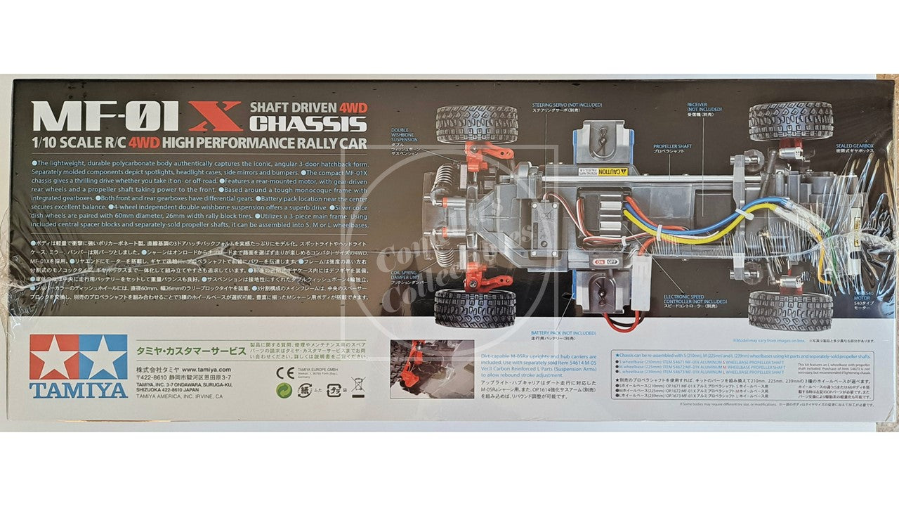 Tamiya 1/10 VW Golf II GTI 16V 4WD Kit MF-01X Chassis Motor & ESC
