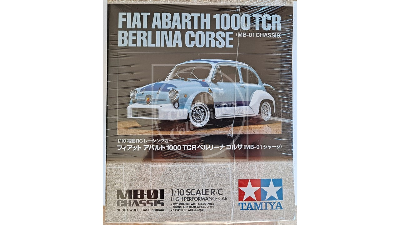Tamiya 1/10 Fiat Abarth 1000 TCR 2WD Kit MB-01 Chassis Motor & ESC