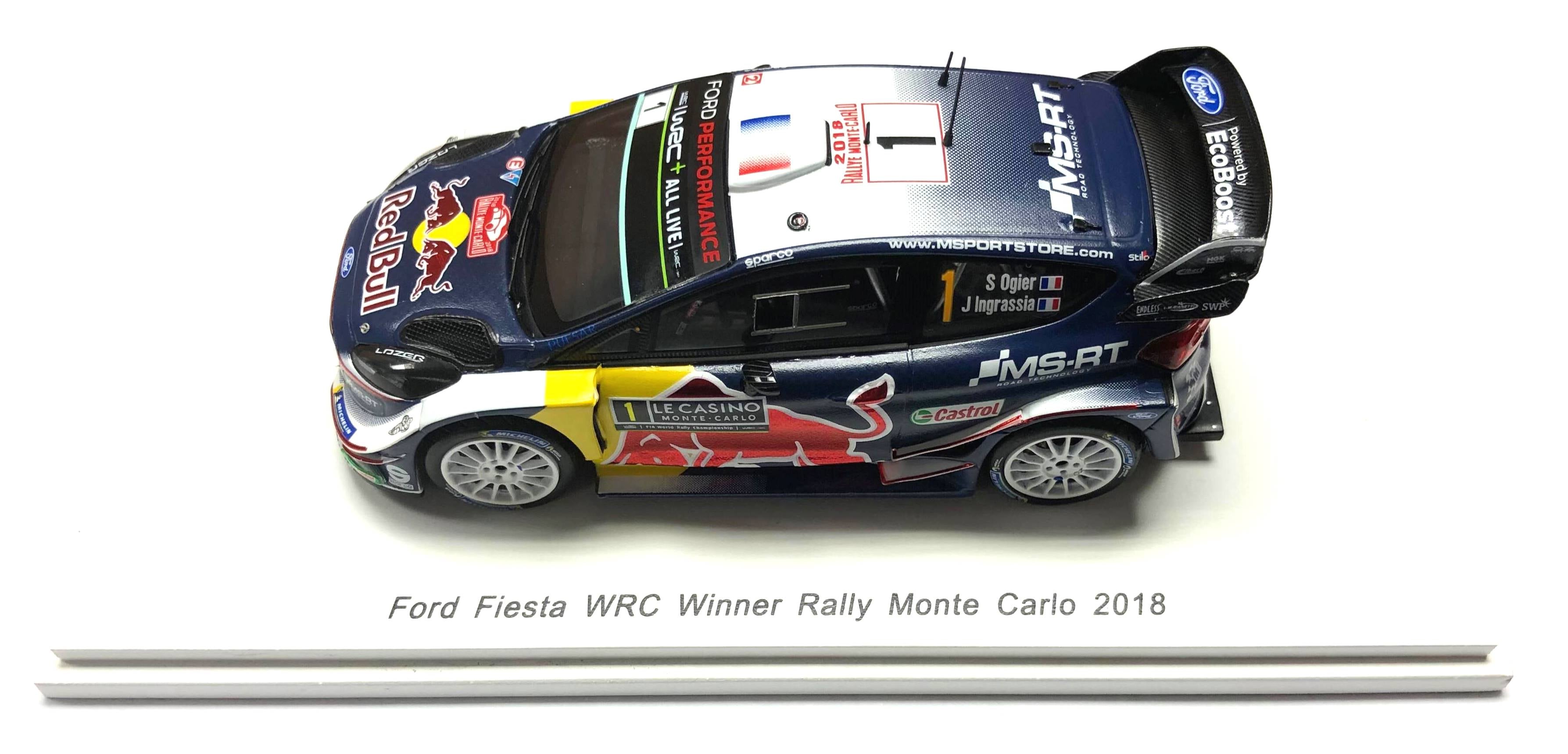 Contemporary Manufacture Toys Hobbies Ford Fiesta Wrc 18 Monte Carlo Rally Ogier Ixo Altaya 1 43 Scale