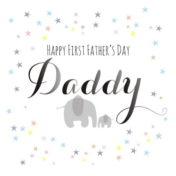 Father S Day Card Elephants First Father S Day Daddy Ebay Father S Day Card Elephants First Father S Day Daddy Ebay