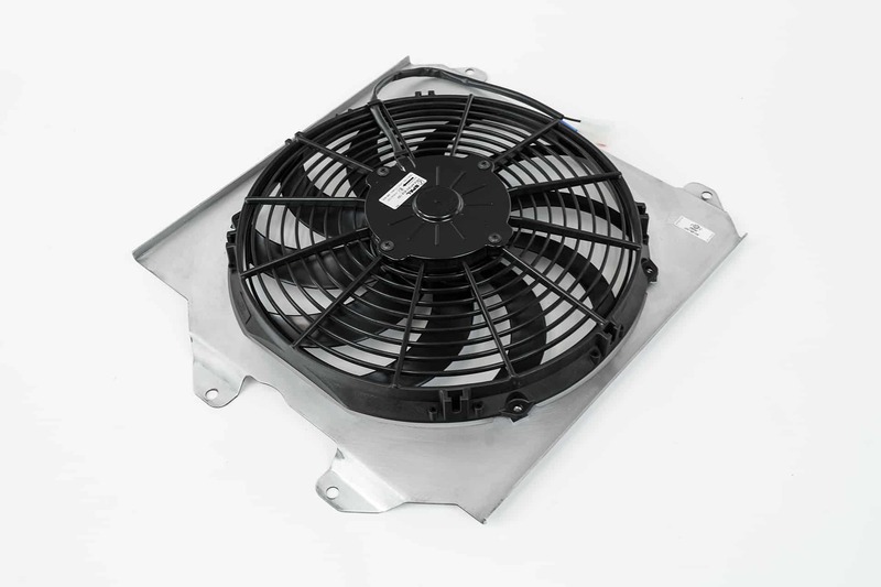 CSF Cooling Fan Shroud/Fan 92-00 Civic Aluminum 2858F