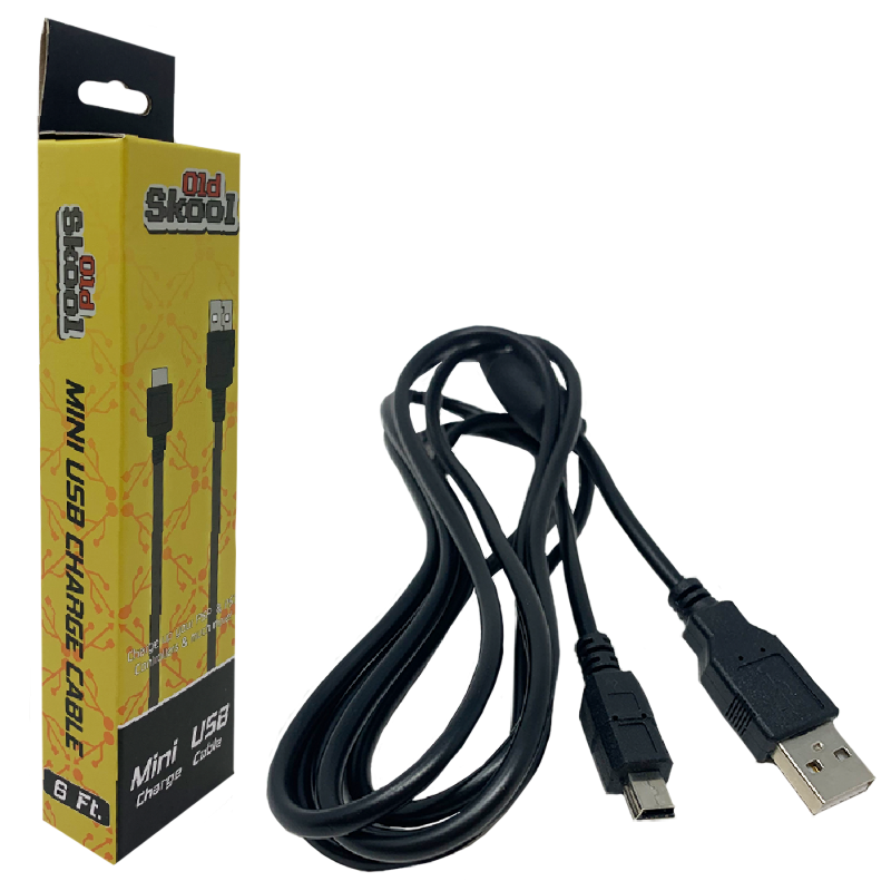 Cavo Mini USB 1,2m Per PS3, PSP E Smartphone - Compatibile Universale, Ricambio Perfetto