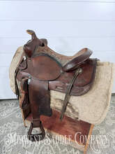 15" Circle Y Western Ranch Saddle, 6" Gullet