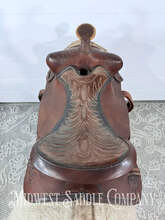15" Circle Y Western Ranch Saddle, 6" Gullet