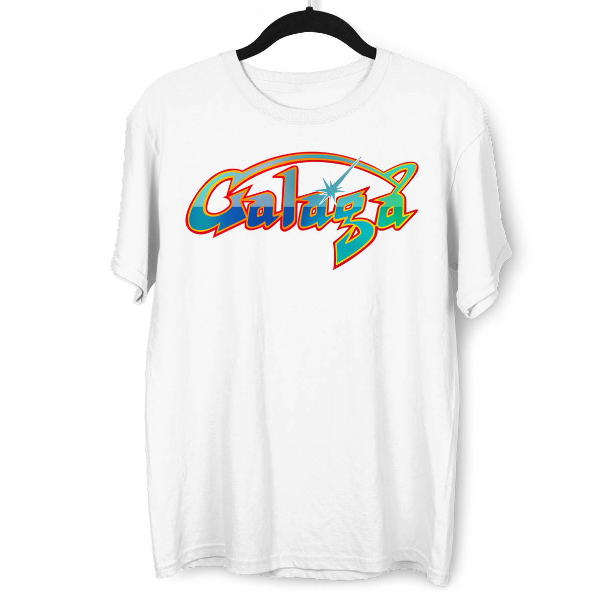 Mens Women Cotton Retro Super Mario Galaga Arcade Namco Atari Gaming T Shirt