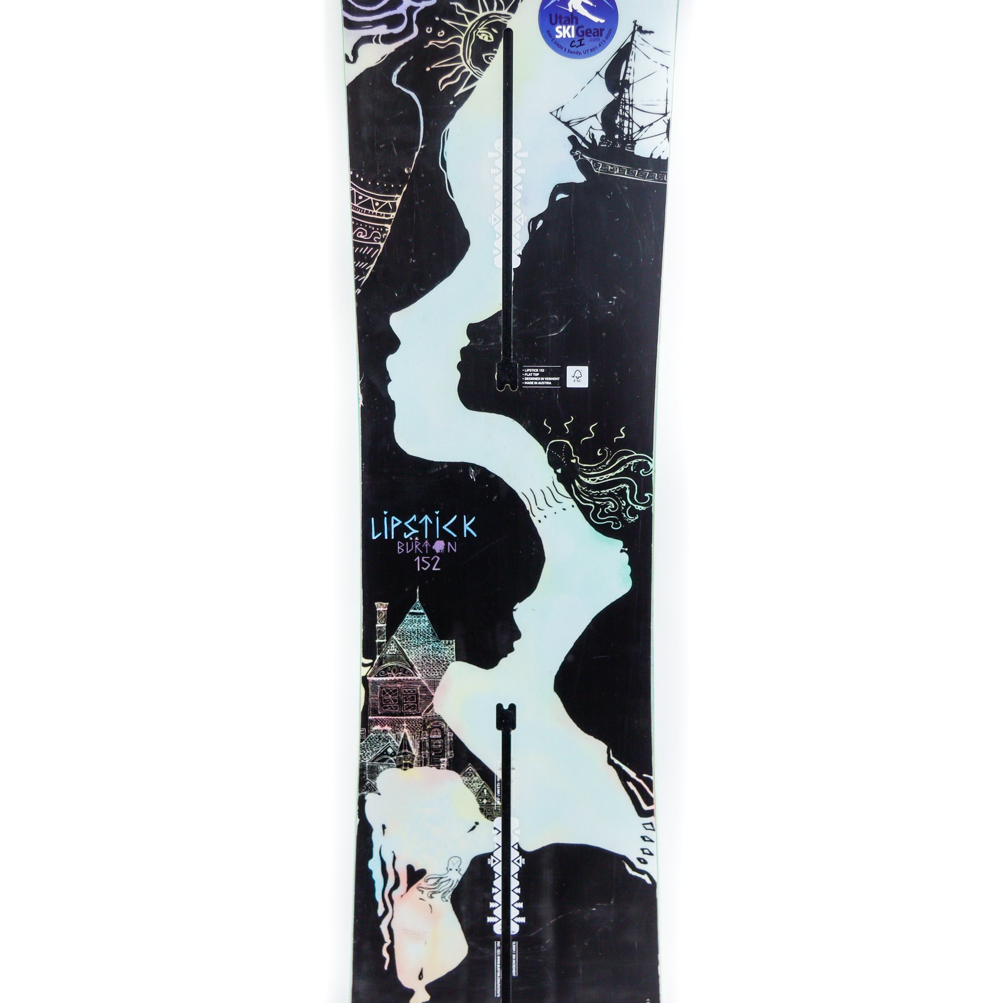 Burton Lipstick 2017 Women s Snowboard USED