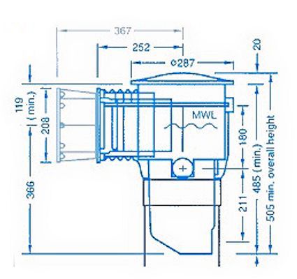 poolrite skimmer box s2500 9am 5pm 3pm fri mon sat hours sun office