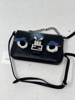 Fendi Micro Monster Baguette - Black Mini Bags, Handbags