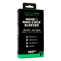 Mint-Fit Mag-Lock Card Case Sleeves (100pt-130pt) - 100pc