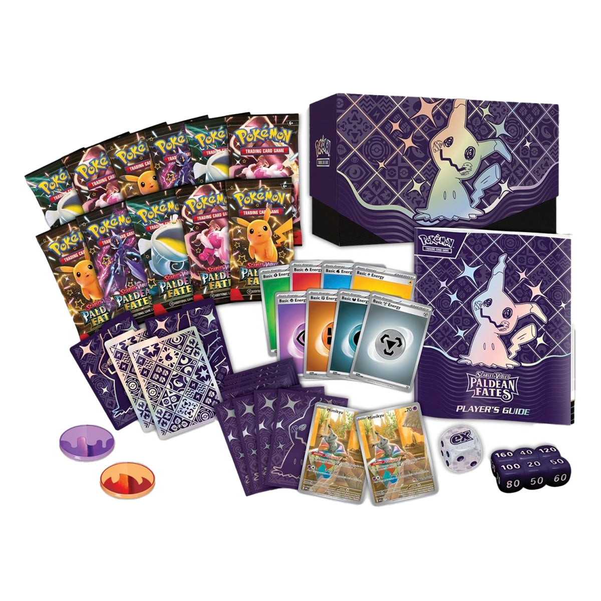 ポケモンカード　英語　paldean fates ポケモンセンター限定　開封済み Pokemon TCG: Scarlet & Violet Paldean Fates Pokemon Center Elite
