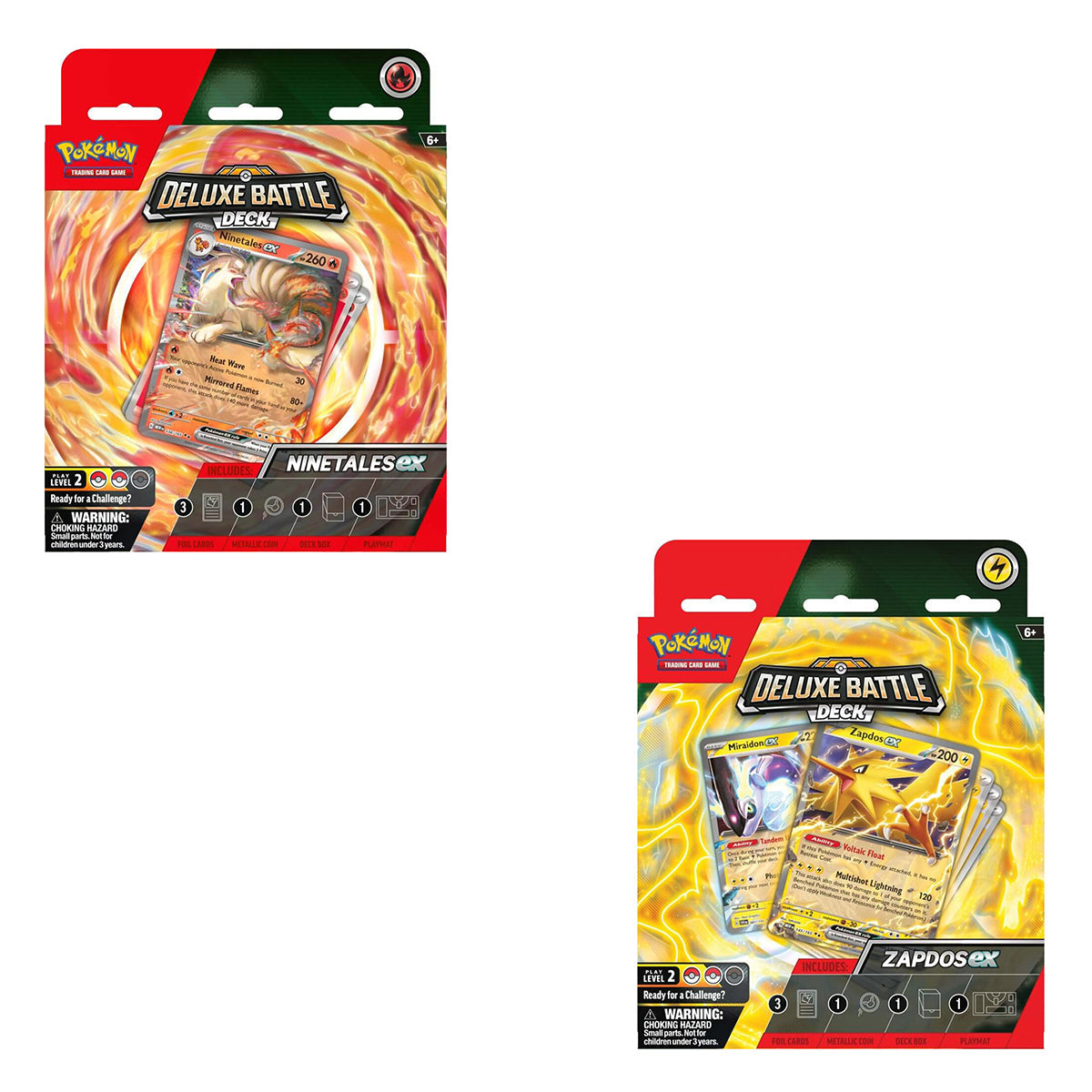 Ninetales ex & Zapdos ex Deluxe Battle Decks (Pair) POKEMON TCG | eBay