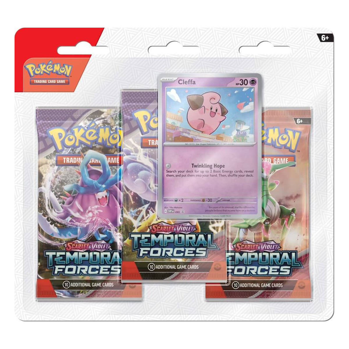 Scarlet & Violet 5 Temporal Forces Three Booster Blisters (Pair) POKEMON TCG