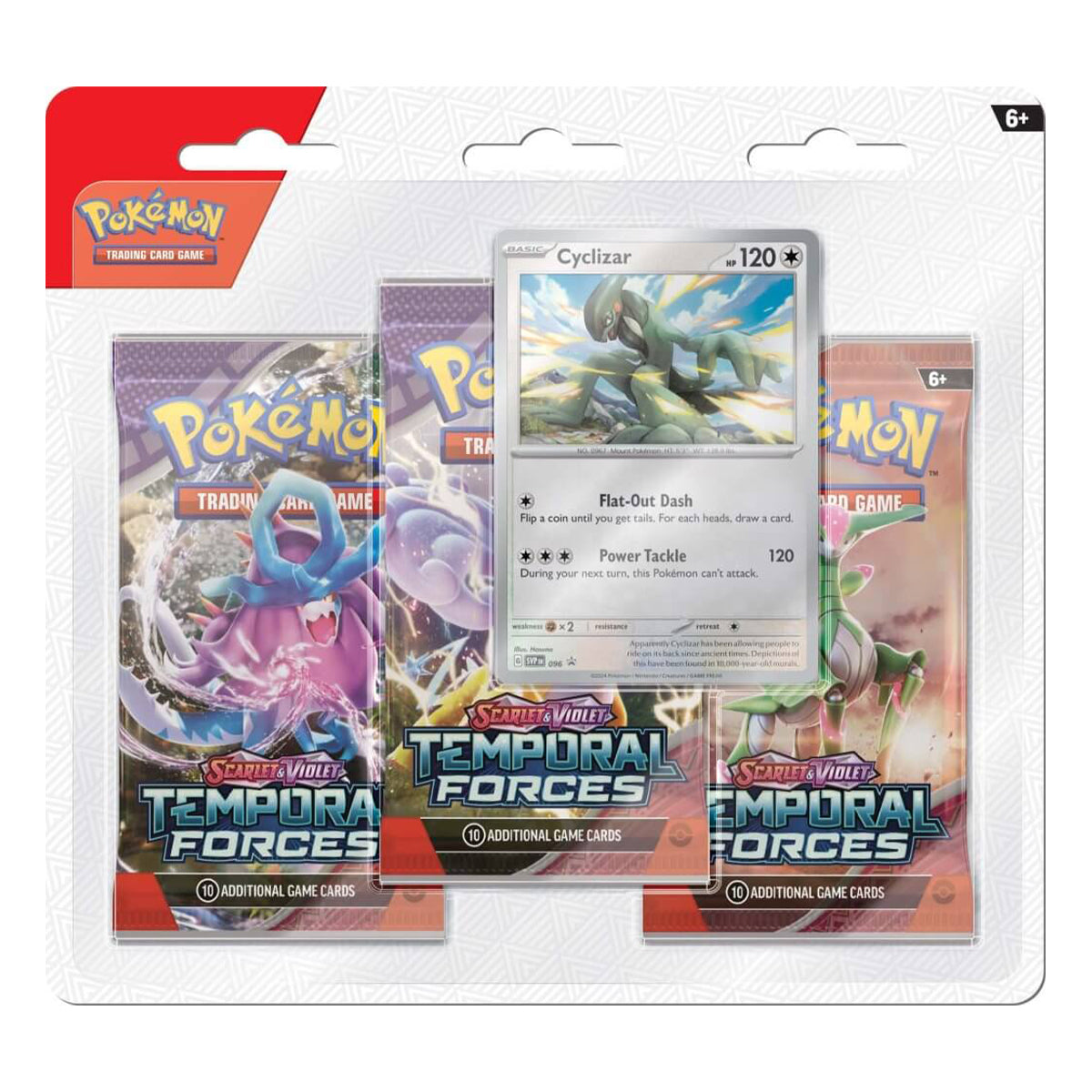 Scarlet & Violet 5 Temporal Forces Three Booster Blisters (Pair) POKEMON TCG