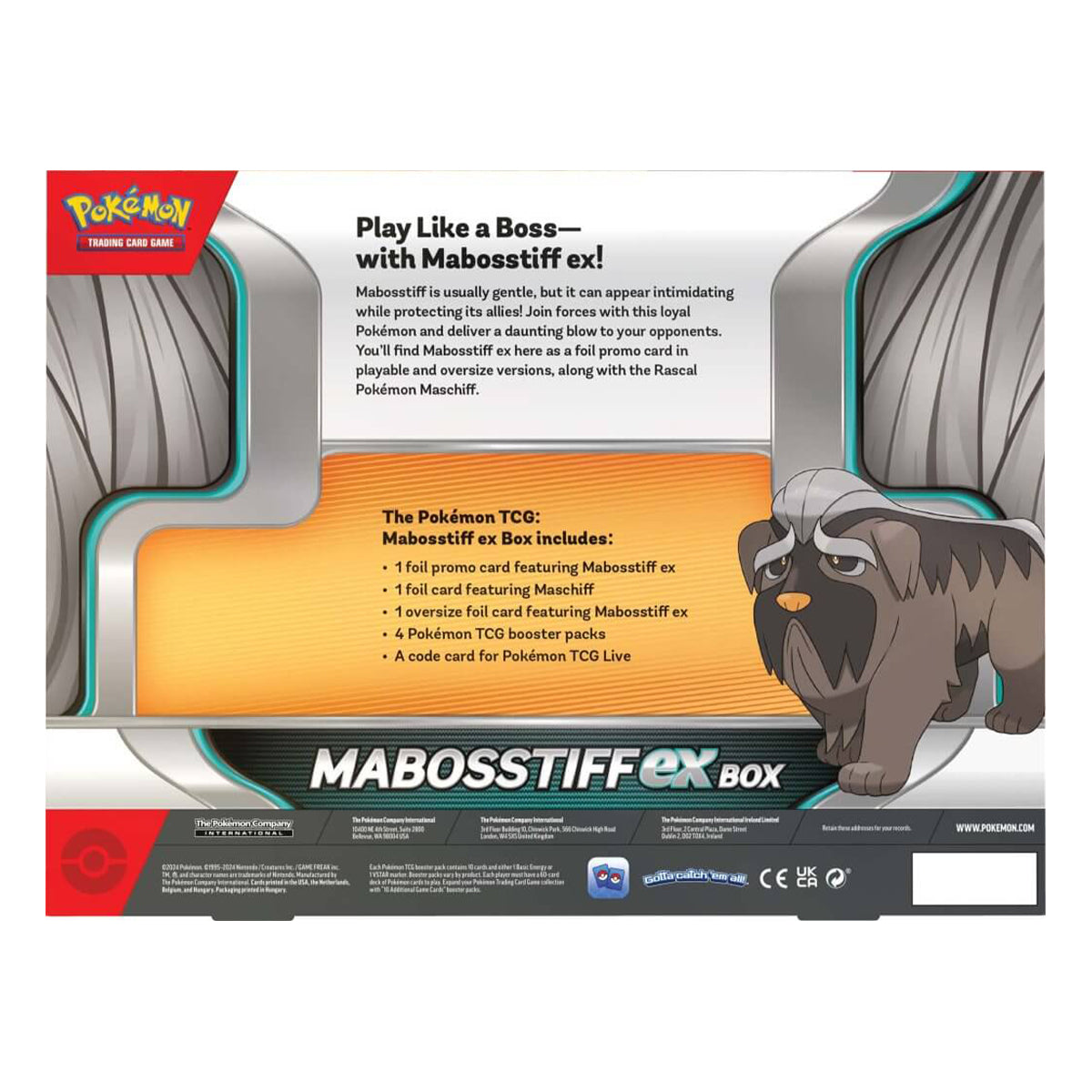 Mabosstiff ex Box POKEMON TCG | eBay