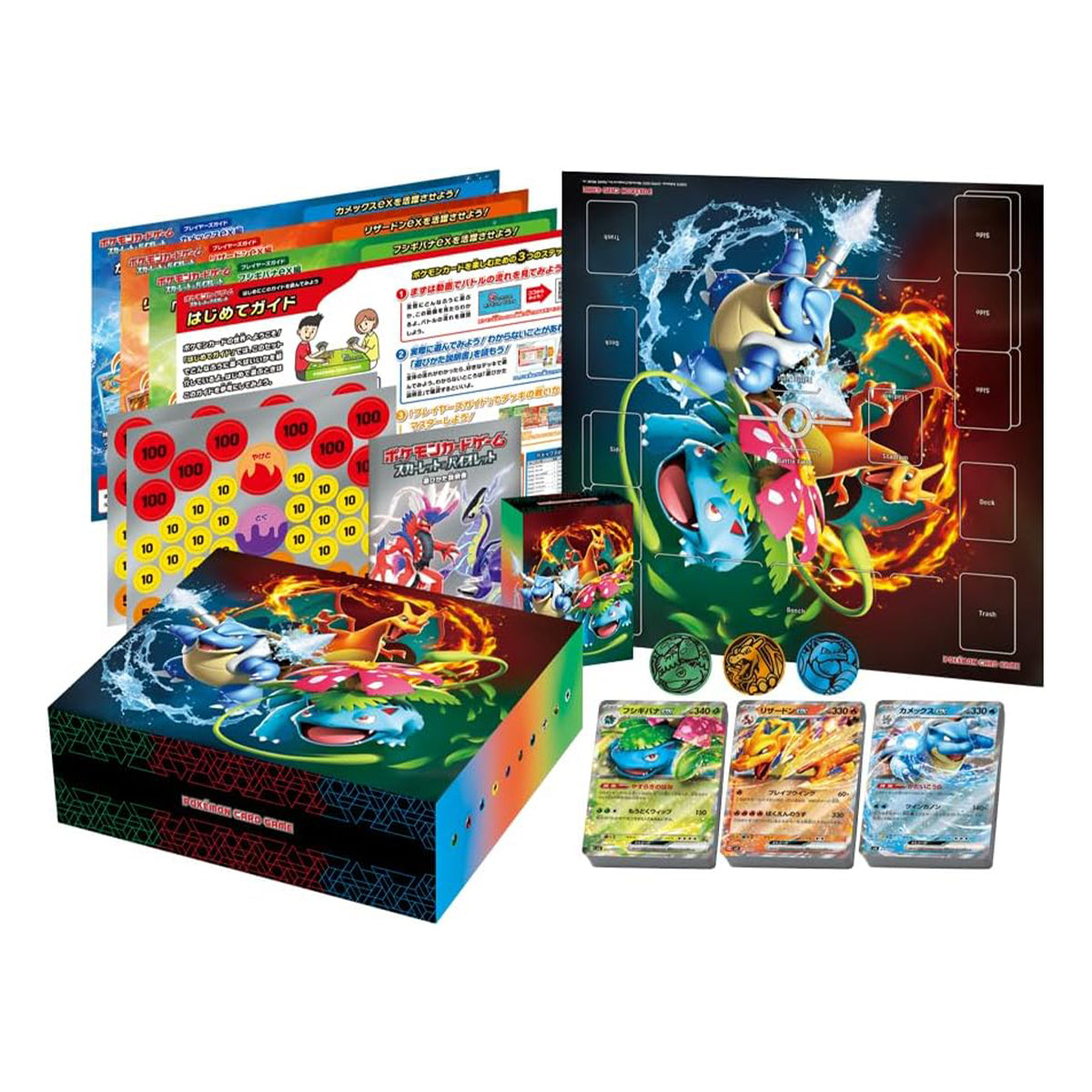 Pokemon Scarlet & Violet Special Deck Set EX Venusaur Charizard