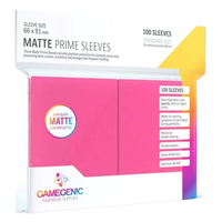 Gamegenic Matte Prime Card Sleeves Pink (66mm x 91mm) (100 Sleeves Per Pack)