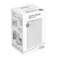 Ultimate Guard Flip n Tray Deck Case 80+ Standard Size XenoSkin Monocolor White Deck Box