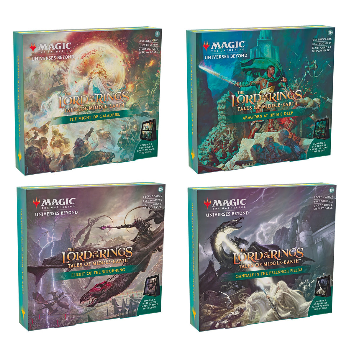 MTG The Lord of the Rings Tales of Middle-Earth Holiday Scene Boxes (Set of  4) M | eBay
