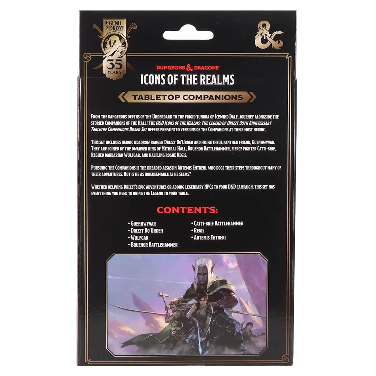 D&D The Legend of Drizzt 35th Anniversary Boxed Set Tabletop Companions