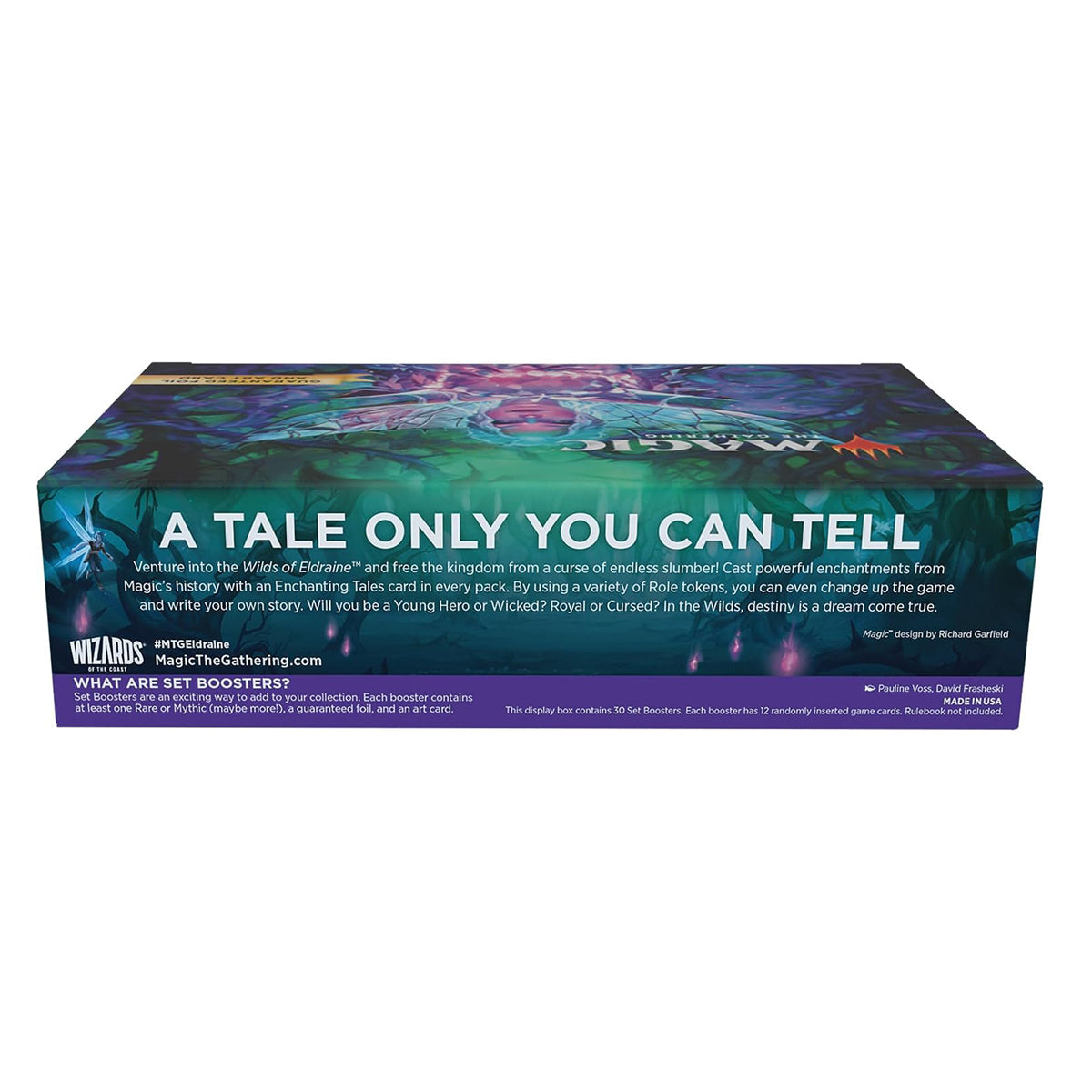 wilds of eldraine enchanting tales booster box Amazon.com: Magic: The Gathering Wilds of Eldraine Set Booster Box main image 0