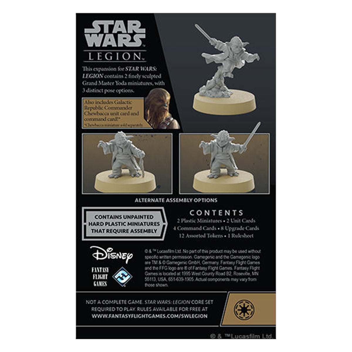 Star Wars Legion Grand Master Yoda Commander Expansion