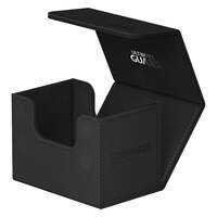 Ultimate Guard Sidewinder 80+ Xenoskin Monocolor Black Deck Box