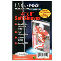 Ultra Pro Sleeve Series 4" X 6" Soft Sleeve 100pk
