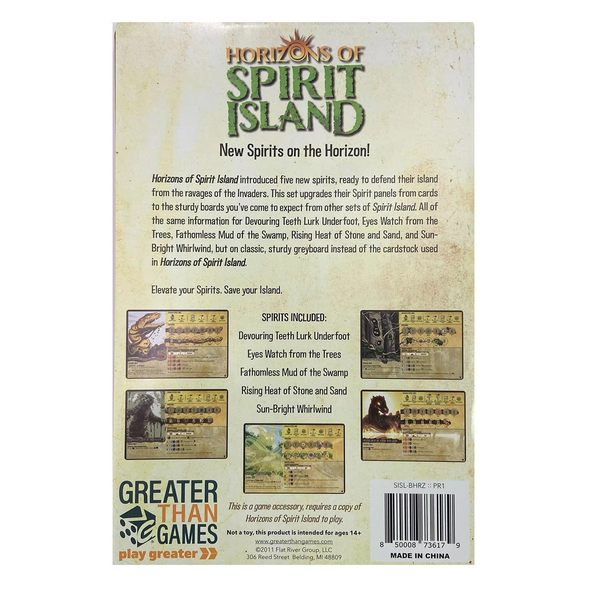 Horizons of Spirit Island - Premium Punchboards