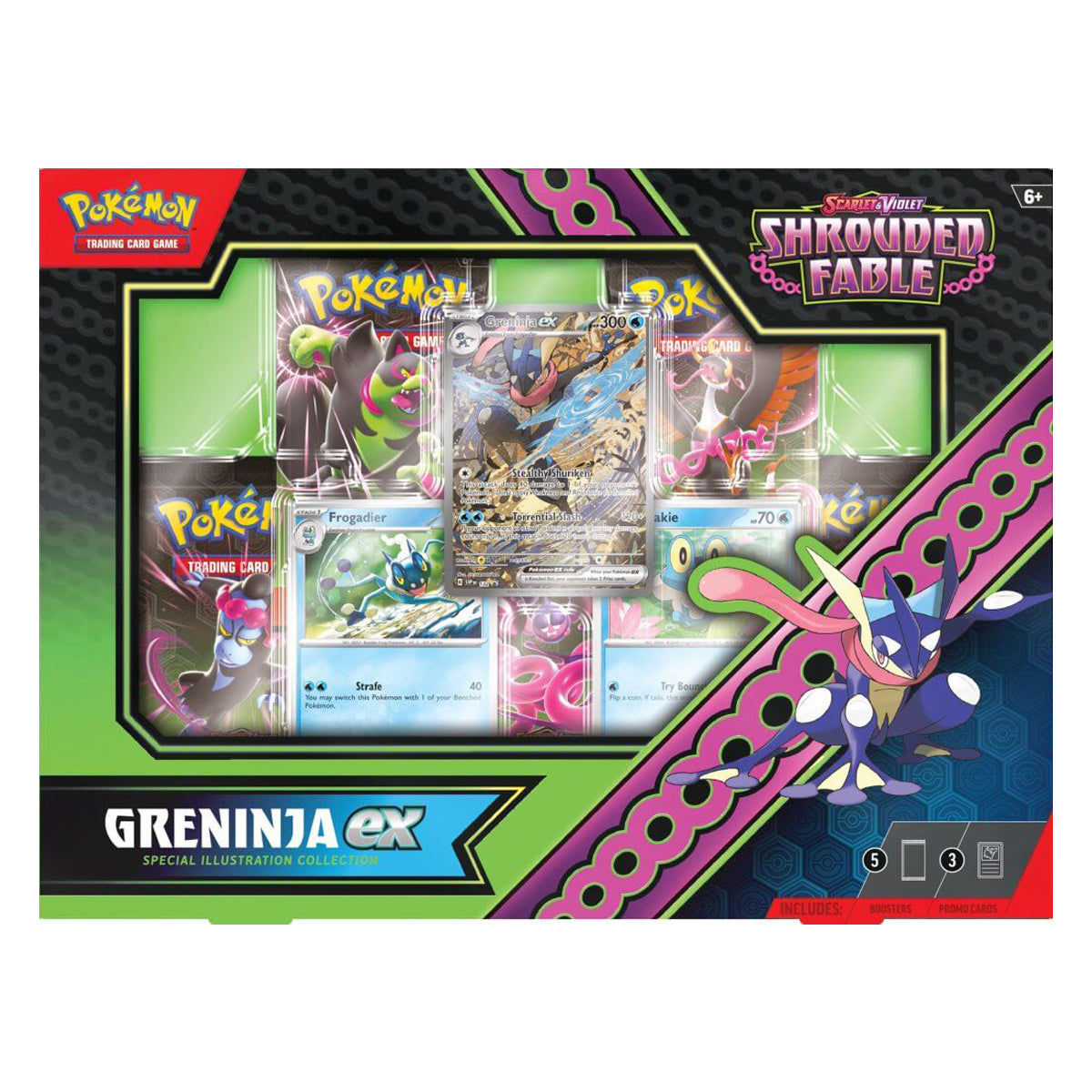 ポケモン - k23 Scarlet & Violet Shrouded Fable Kingdra/Greninja ex Special