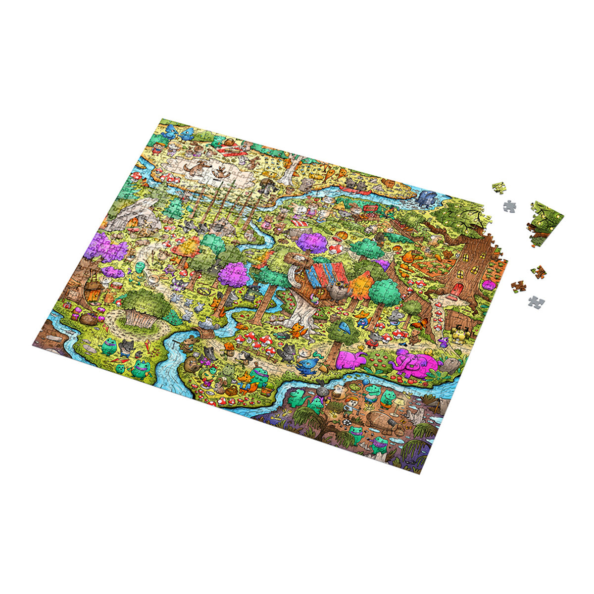 Vizzles Winnie-the-Pooh 1000pc Jigsaw Puzzle