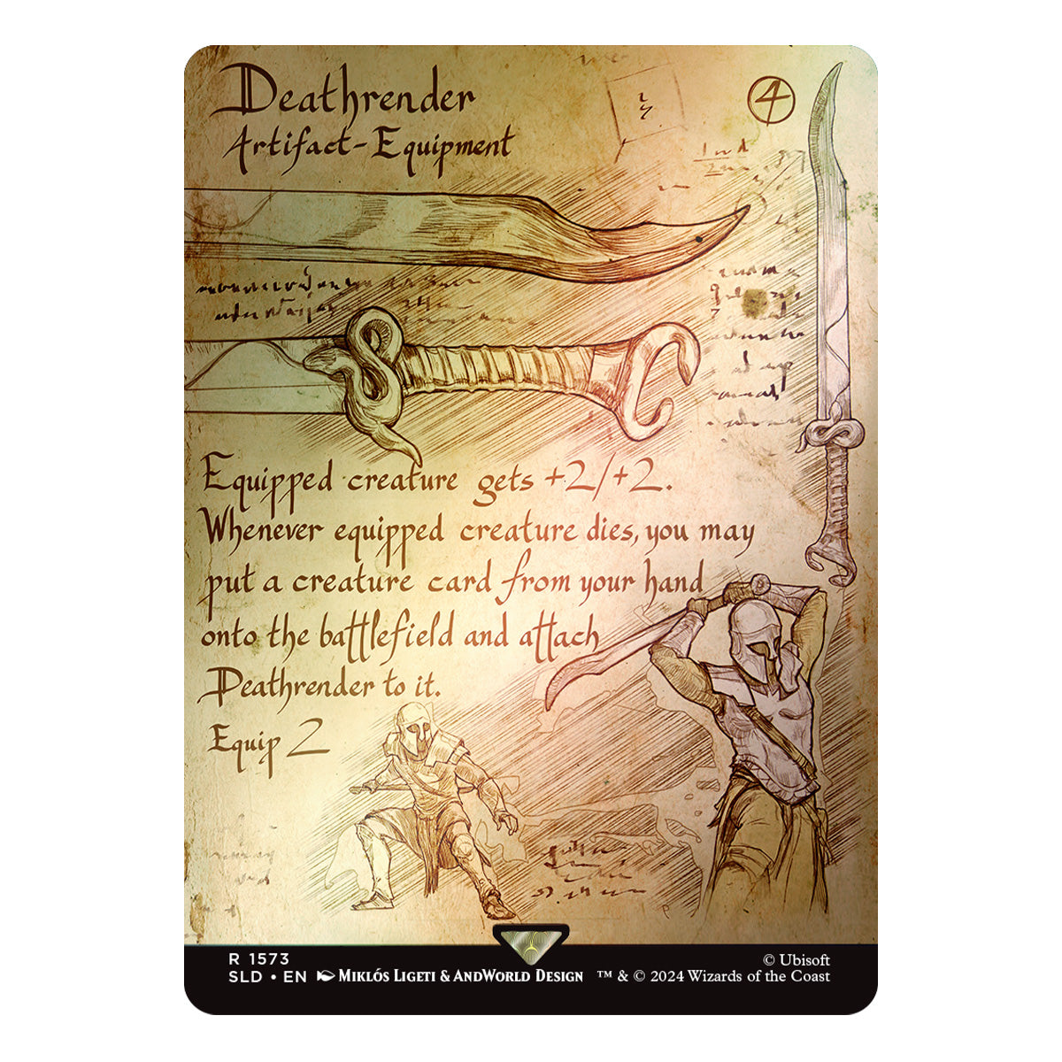 Magic Secret Lair x Assassin's Creed Da Vinci's Designs Foil