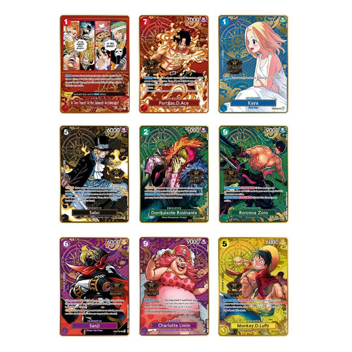 ONE PIECE カード 2nd Anniversary set 英語 PREMIUM BANDAI ONE PIECE CARD GAME English Version 2nd