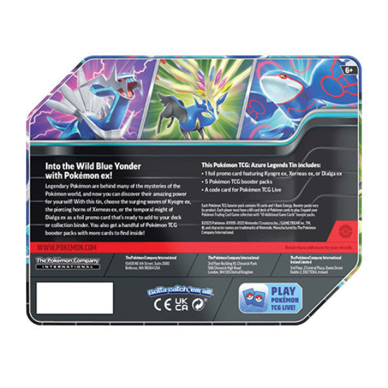 Azure Legends Tin (Set of 3) POKEMON TCG | eBay