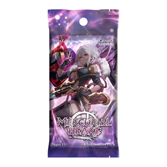 mercurial heart booster box Grand Archive TCG and new chase rarity CSRs mercurial heart booster box Mercurial