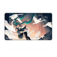 Ultra Pro Magic MTG Secret Lair Hatsune Miku Stitched Edge Playmat Winter Swan Song