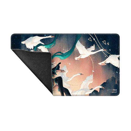 Ultra Pro Magic MTG Secret Lair Hatsune Miku Stitched Edge Playmat Winter Swan Song