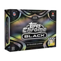 Topps 2025 Chrome Black Football Hobby Box