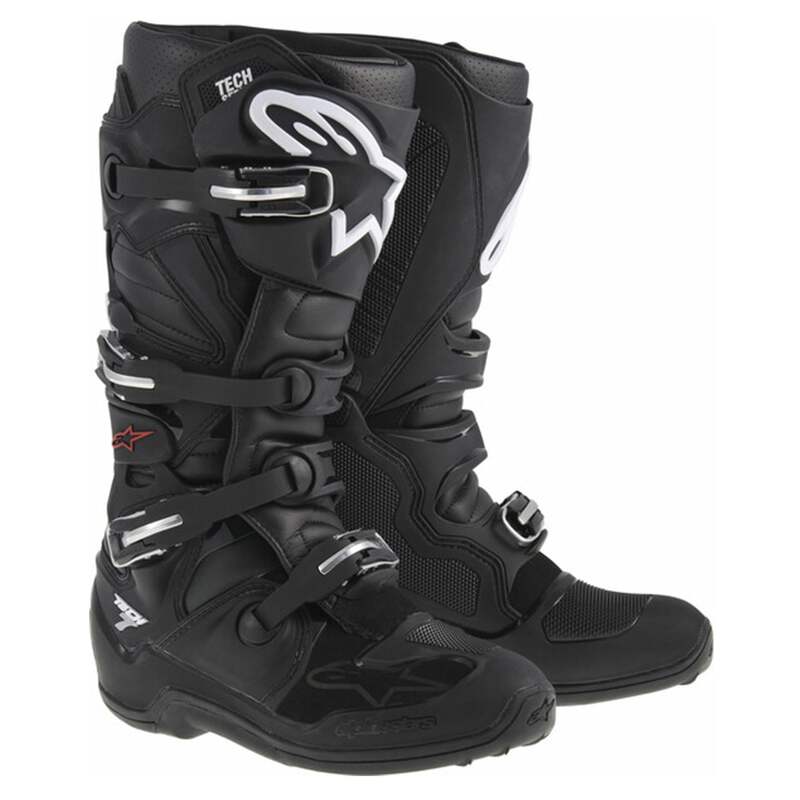 Alpinestars Tech 7 Motorcross Boots Off Road Black