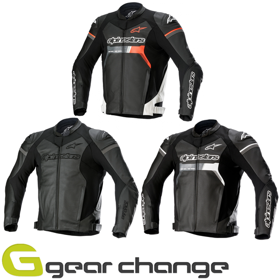 バイクウェア・装備 alpinestars GP FORCE LEATHER JACKET GP Force Leather Jacket - BLACK RACING/SPORT Jackets