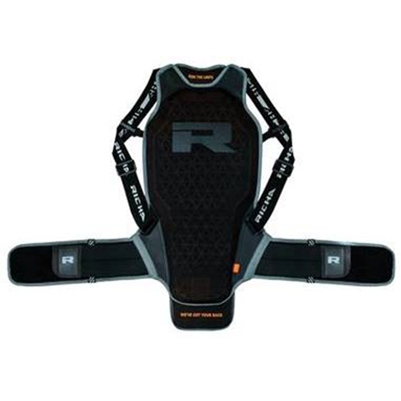 Richa D30 Motorcycle Backshield - Black