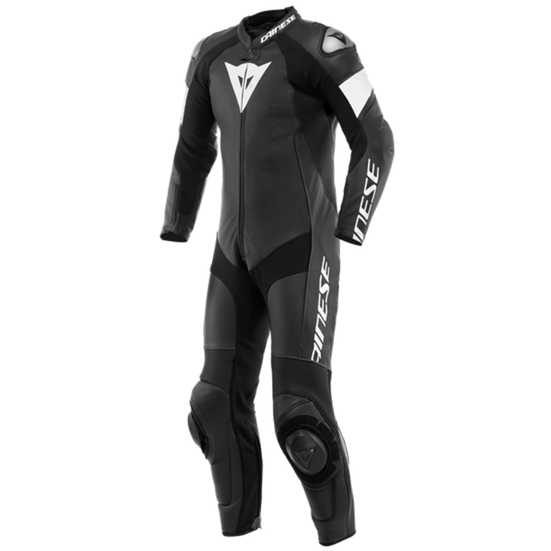 Dainese Tosa 1 Piece Leather Motorcycle Suit Perforated - Black/White (948)