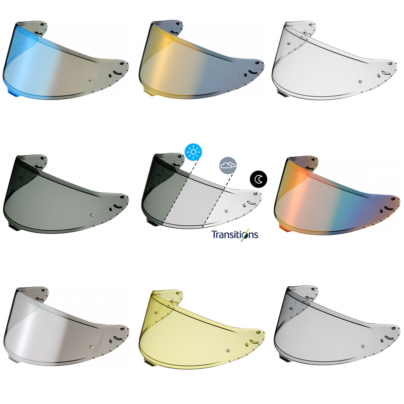 Shoei CWR-F2 Genuine Motorcycle Motorbike Visors (NXR2, X-SPR Pro)
